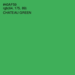 #40AF59 - Chateau Green Color Image