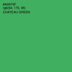 #40AF5F - Chateau Green Color Image