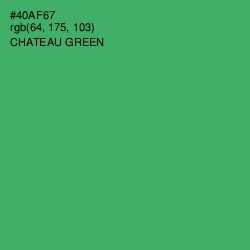 #40AF67 - Chateau Green Color Image