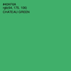#40AF6A - Chateau Green Color Image