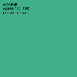 #40AF8B - Breaker Bay Color Image