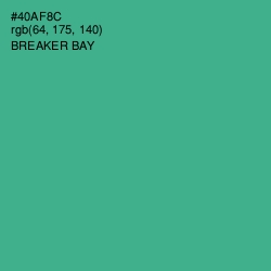 #40AF8C - Breaker Bay Color Image