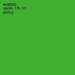 #40B033 - Apple Color Image