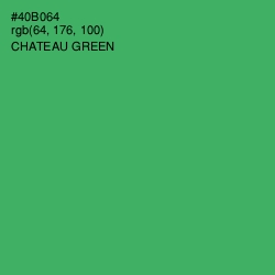 #40B064 - Chateau Green Color Image