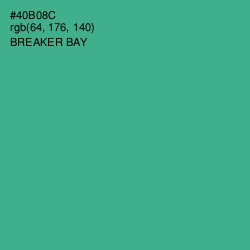 #40B08C - Breaker Bay Color Image