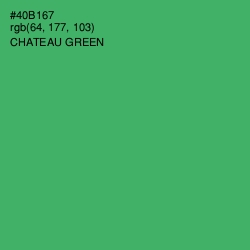 #40B167 - Chateau Green Color Image