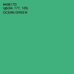 #40B17D - Ocean Green Color Image