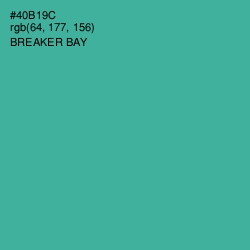 #40B19C - Breaker Bay Color Image