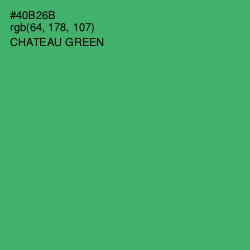 #40B26B - Chateau Green Color Image