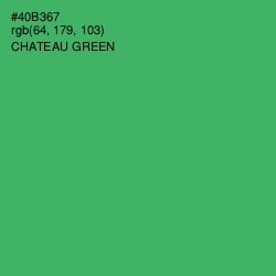 #40B367 - Chateau Green Color Image