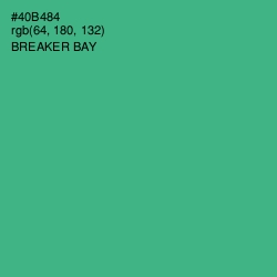 #40B484 - Breaker Bay Color Image