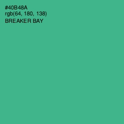 #40B48A - Breaker Bay Color Image