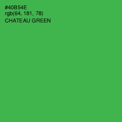 #40B54E - Chateau Green Color Image