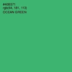 #40B571 - Ocean Green Color Image