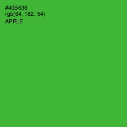 #40B636 - Apple Color Image