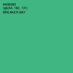 #40B683 - Breaker Bay Color Image