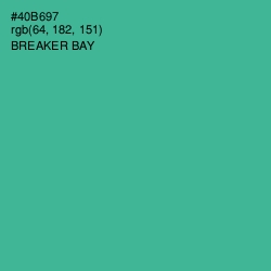 #40B697 - Breaker Bay Color Image