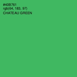 #40B761 - Chateau Green Color Image