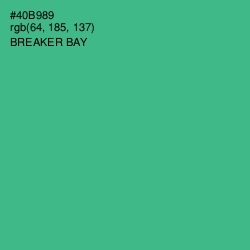 #40B989 - Breaker Bay Color Image