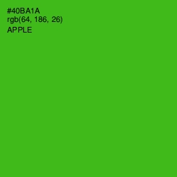 #40BA1A - Apple Color Image