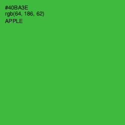 #40BA3E - Apple Color Image