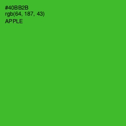#40BB2B - Apple Color Image