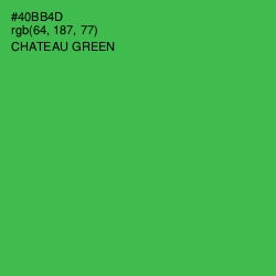 #40BB4D - Chateau Green Color Image