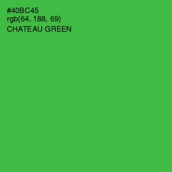 #40BC45 - Chateau Green Color Image