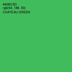 #40BC5D - Chateau Green Color Image