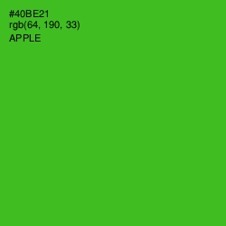 #40BE21 - Apple Color Image