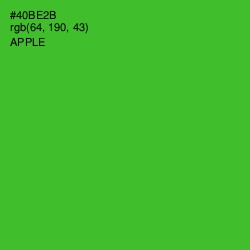 #40BE2B - Apple Color Image
