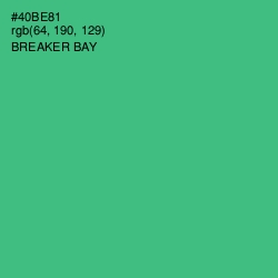 #40BE81 - Breaker Bay Color Image