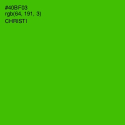 #40BF03 - Christi Color Image