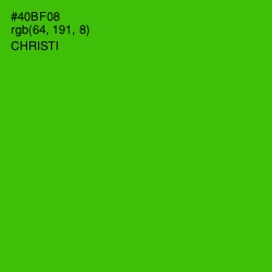 #40BF08 - Christi Color Image