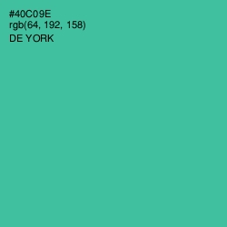 #40C09E - De York Color Image