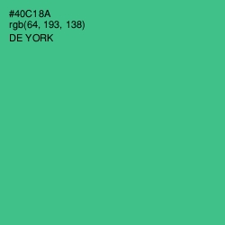 #40C18A - De York Color Image