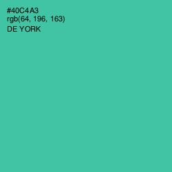 #40C4A3 - De York Color Image