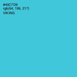 #40C7D9 - Viking Color Image