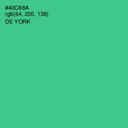 #40C88A - De York Color Image