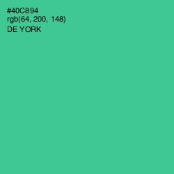 #40C894 - De York Color Image