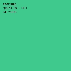 #40C98D - De York Color Image