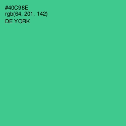 #40C98E - De York Color Image