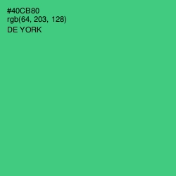 #40CB80 - De York Color Image