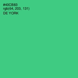 #40CB83 - De York Color Image