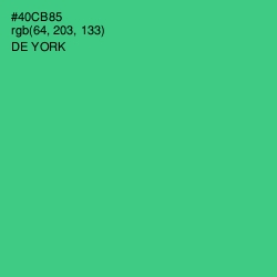 #40CB85 - De York Color Image