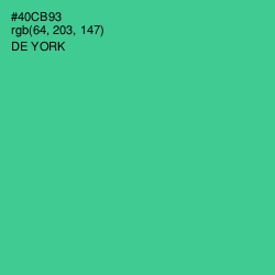 #40CB93 - De York Color Image
