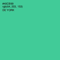 #40CB99 - De York Color Image