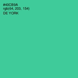 #40CB9A - De York Color Image