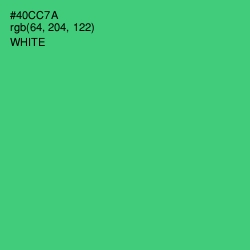 #40CC7A - Emerald Color Image