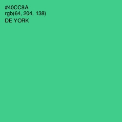 #40CC8A - De York Color Image